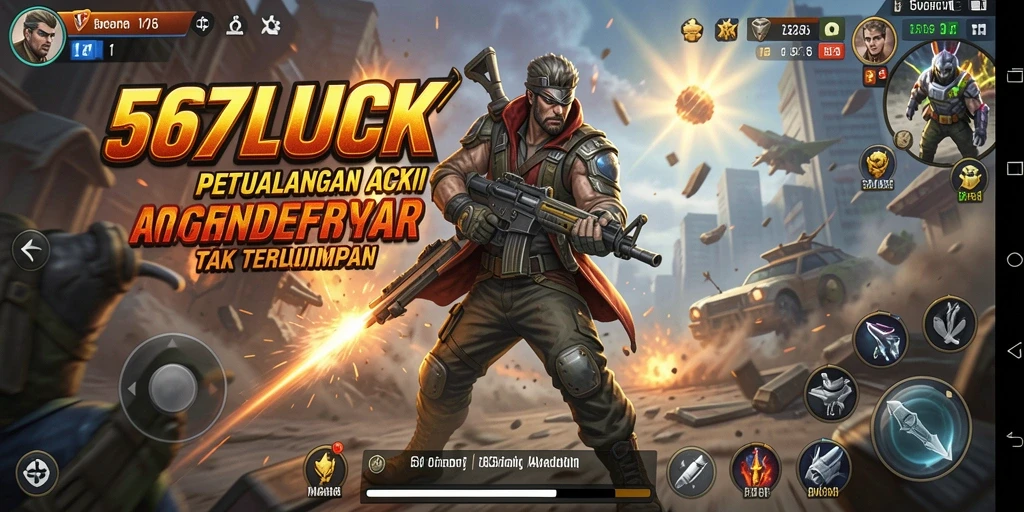 Menampilkan gameplay intens dari 567LUCK yang penuh aksi.