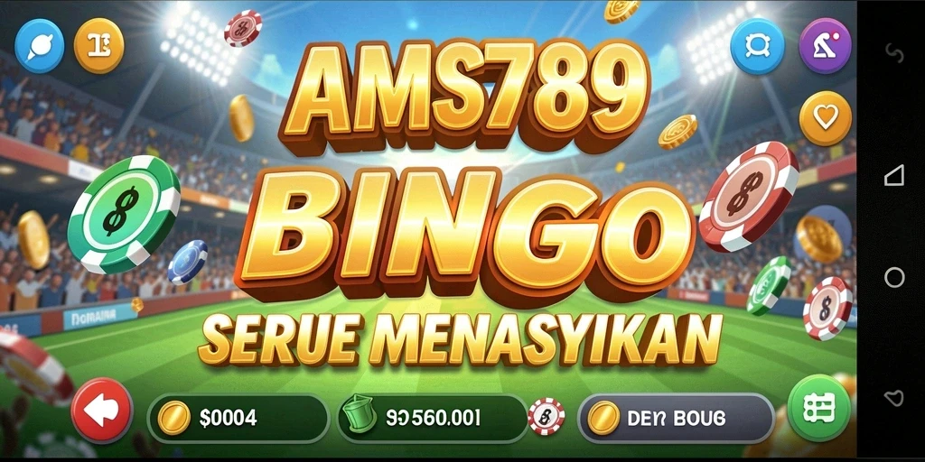 Screenshot gameplay seru dari AMS789 yang menggambarkan keseruan Bingo.