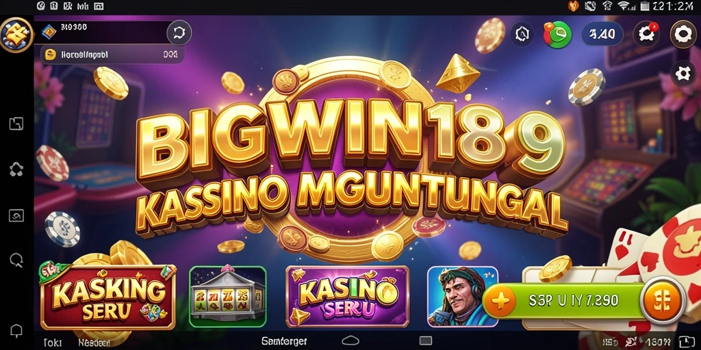 Screenshot gameplay BIGWIN189 menampilkan keseruan permainan Kasino.