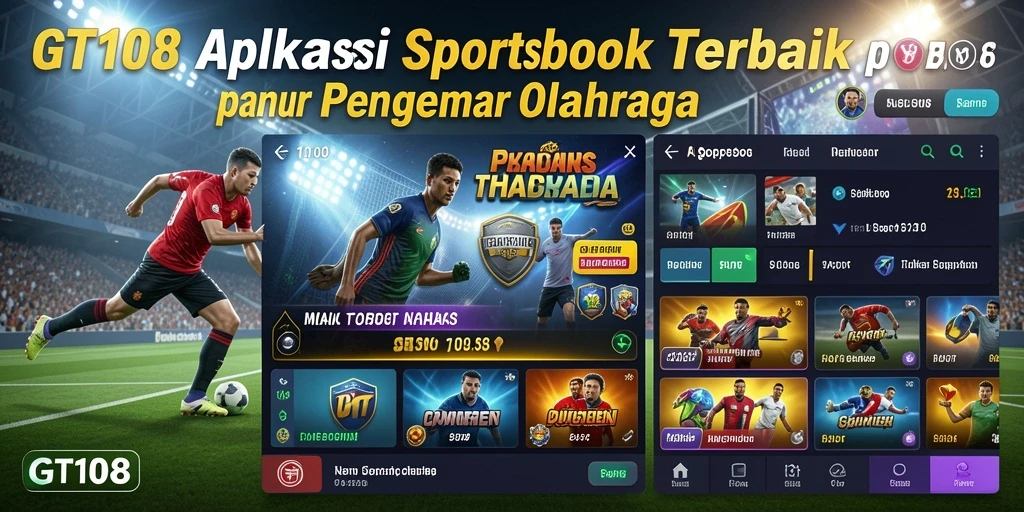 Tampilan gameplay taruhan Sportsbook yang menarik di GT108.