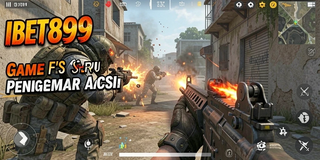 Tangkapan layar menampilkan aksi seru dalam game FPS IBET899.
