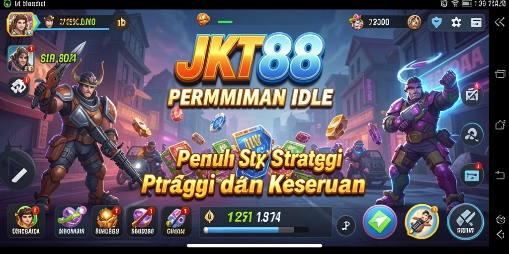 Tampilan gameplay JKT88 dengan elemen Idle yang menarik.