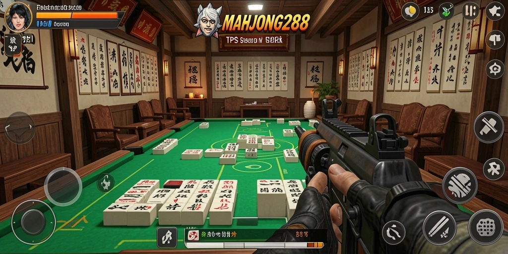 Tampilan gameplay seru dari MAHJONG288 dengan aksi mendebarkan.