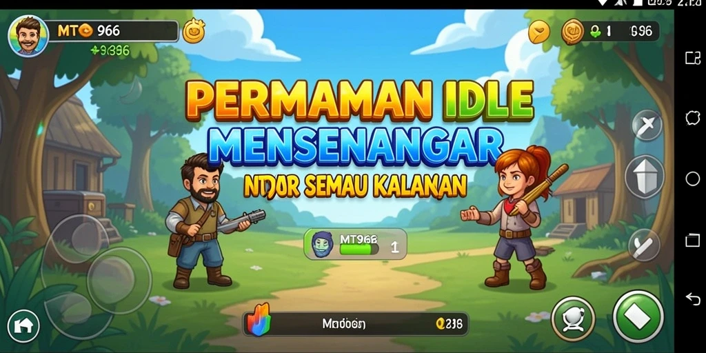 Tampilan gameplay MT966 yang menarik dengan elemen Idle.