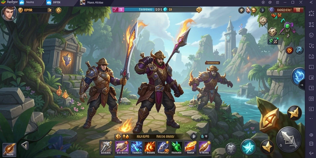 Tangkapan layar gameplay RPRR menampilkan aksi seru dan grafis yang memukau.