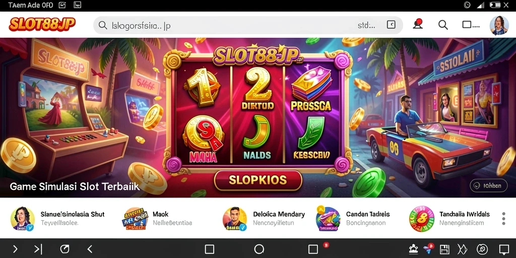 Tampilan menarik dari gameplay <strong>SLOT88JP</strong> yang menampilkan mesin slot beragam.