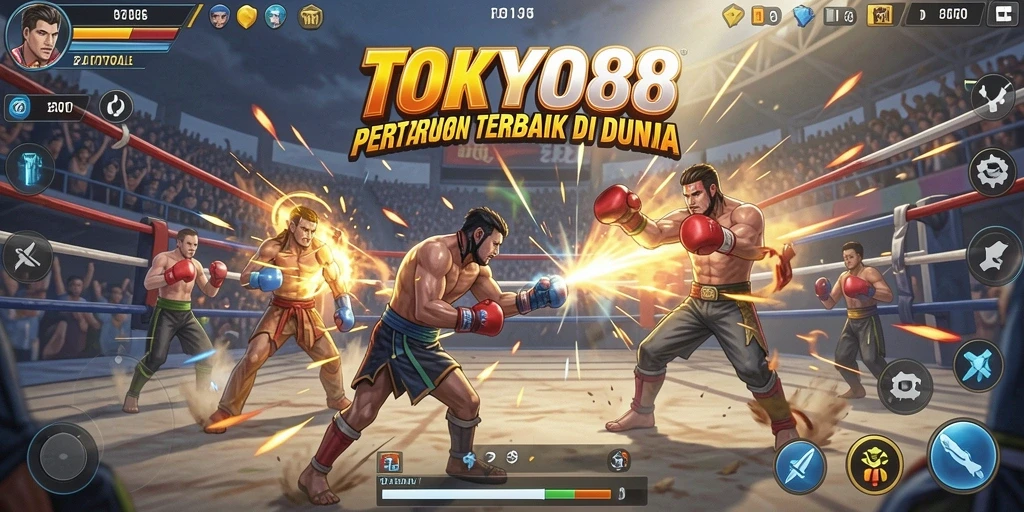 Gameplay seru di <strong>TOKYO88</strong> dengan pertempuran intens.
